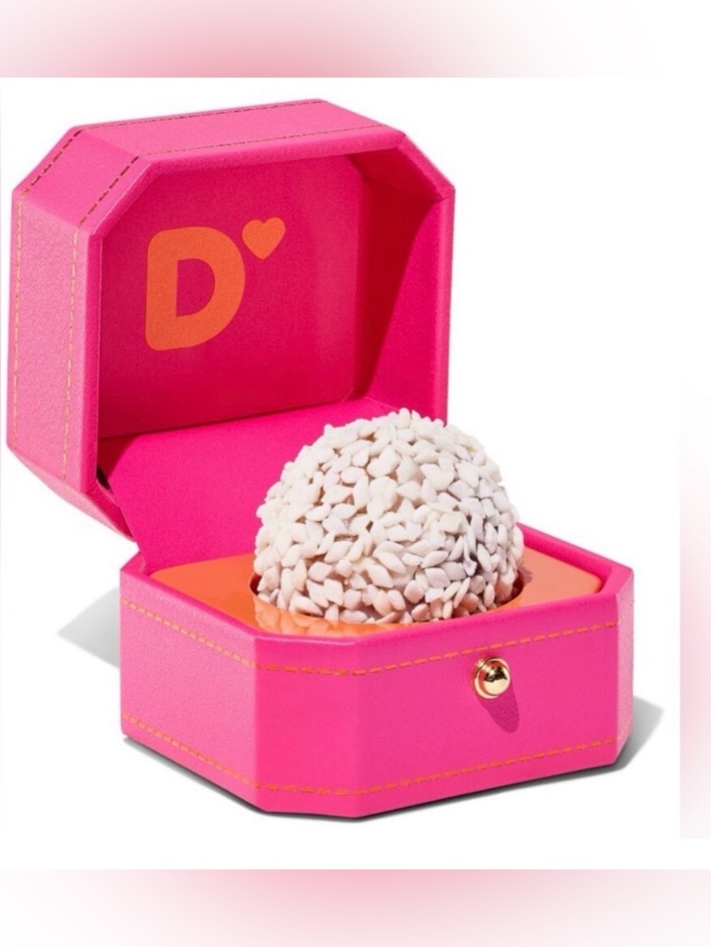 The Dunkin Donuts I Dough Ring Box Proposal Bridal Limited Edition Release